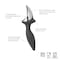 Tovolo Charcoal Zinc Alloy Tilt Up Ice Cream Scoop, PK6 43001-200 - alternate 3